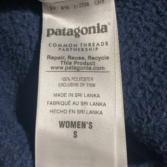 Patagonia Women 's Better Sweater‎ Peacoat Blue Size S STY25861 - Picture 11 of 13
